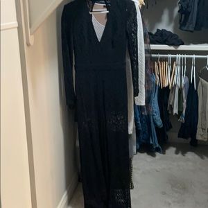 BEBE full length lace body suit